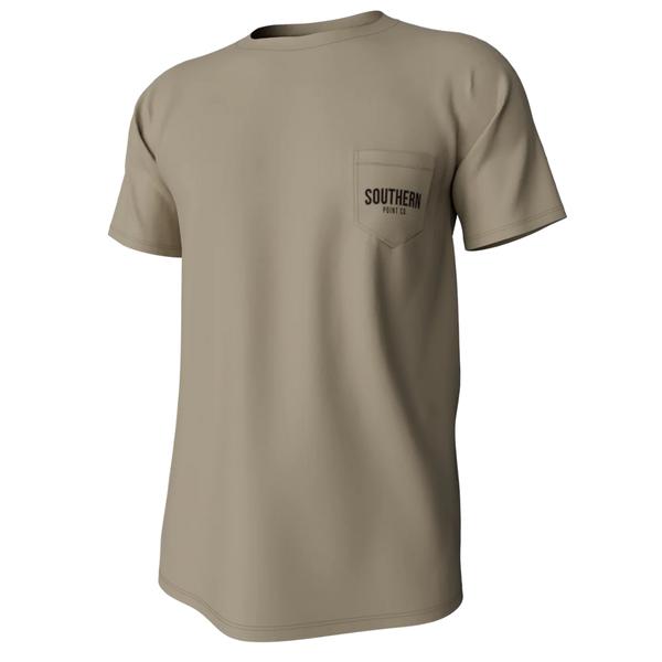 Greyton Badge Short Sleeve Pocket Tee SANDSTONE