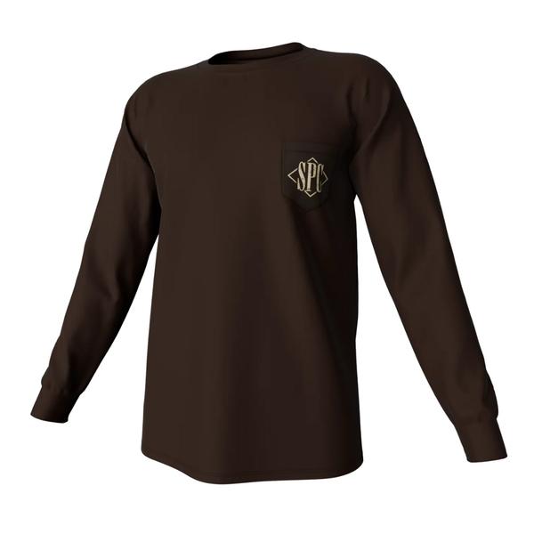 Diamond Quail Long Sleeve Pocket Tee GUNSTOCK