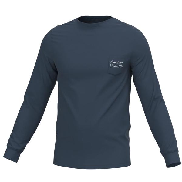 Covey Rise Long Sleeve Pocket Tee MIDNIGHTNAVY