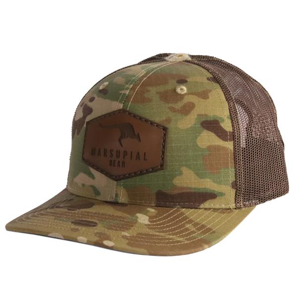 Hexagon Leather Patch Hat MULTICAM