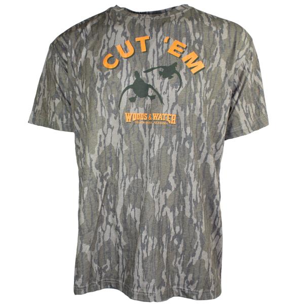 MO WASH OUT WW CUT EM S/S TEE BOTTOMLAND/ORNG/OLV