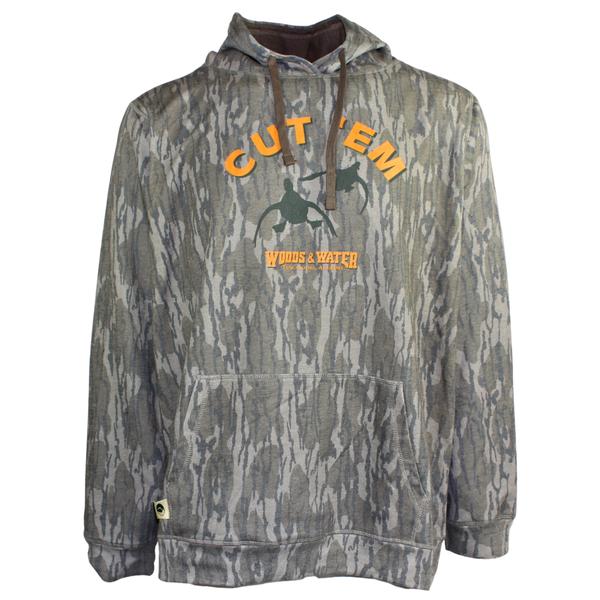 MO WASH OUT WW CUT EM HOODY BOTTOMLAND/ORNG/OLV