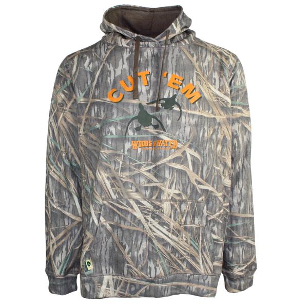 MO WASH OUT WW CUT EM HOODY SHADOWGRASS/ORNG/OLV