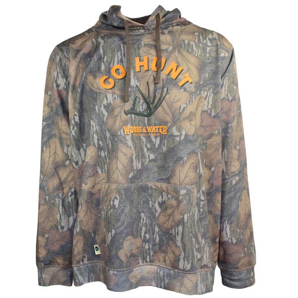 MO WASH OUT WW GO HUNT HOODY FALLFOLIAGE/ORNG/OLV