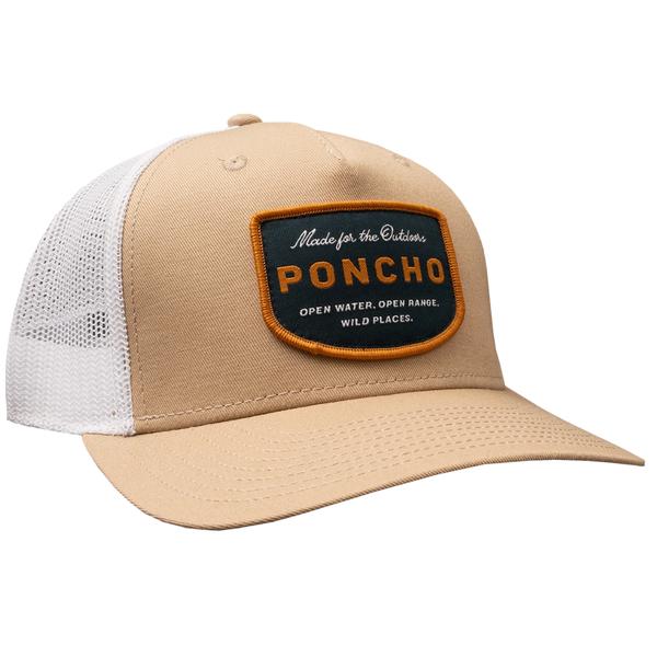 Tan Poncho Badge Trucker Hat TAN