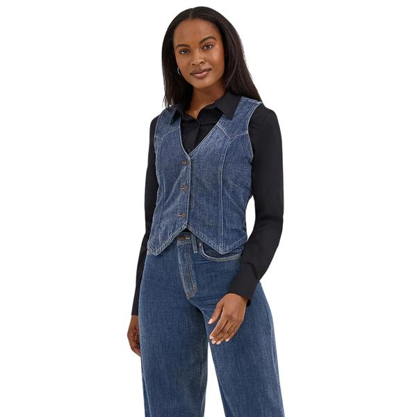 Women's Wrangler Retro Party Airy Denim Vest COLOR