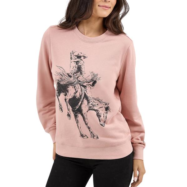 Women's Wrangler Graphic Retro Crew Sweatshirt Reg COLOR