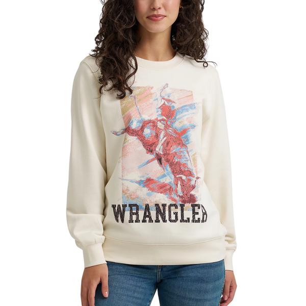 Women's Wrangler Graphic Retro Crew Sweatshirt Reg