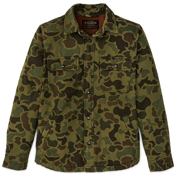 FLEECE LINED JAC-SHIRT TUNDRASHRUBCAMO