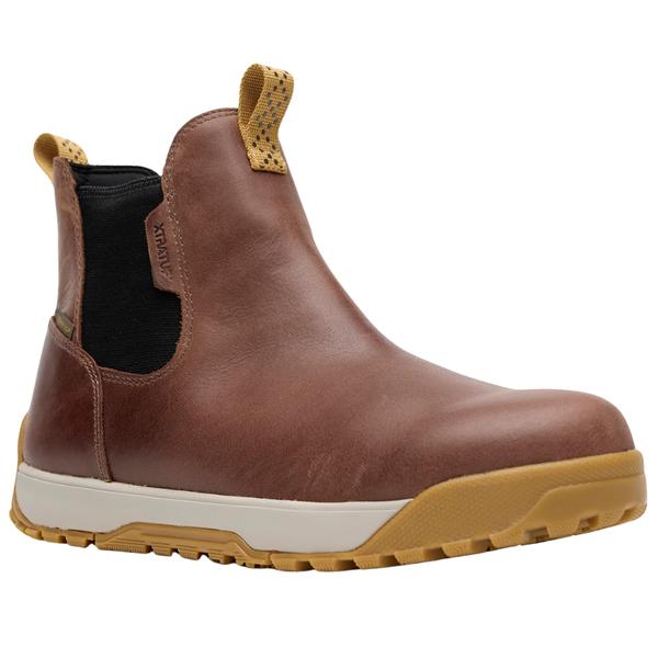 Men's Leather Ankle Deck Boot
