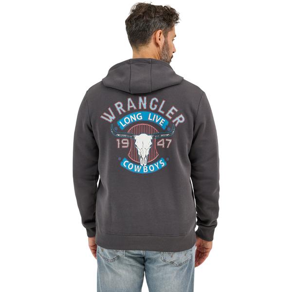 Men's Western Hoodie Pullover - Reg. Fit CHARCOAL