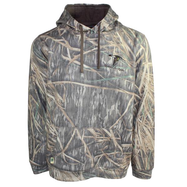 MO WASH OUT WW PINTAIL EMB HOODY SHADOWGRASS/MULTI12