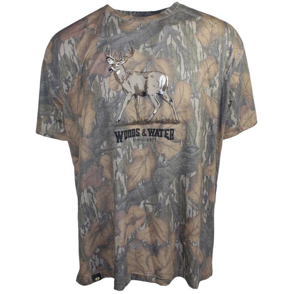 MO WASH OUT WW DEER FULL COLOR S/S TEE FALLFOLIAGE/MULTI5