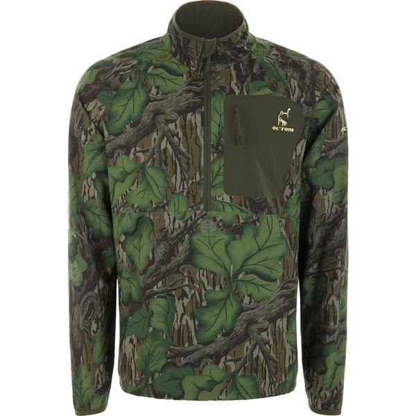 MEN`S SWT HALF-ZIP PULLOVER 040/FULLFOLIAGE