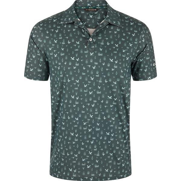 DRAKE POLO MARSH DUCK S/S RFS/RAINFORESTGREEN