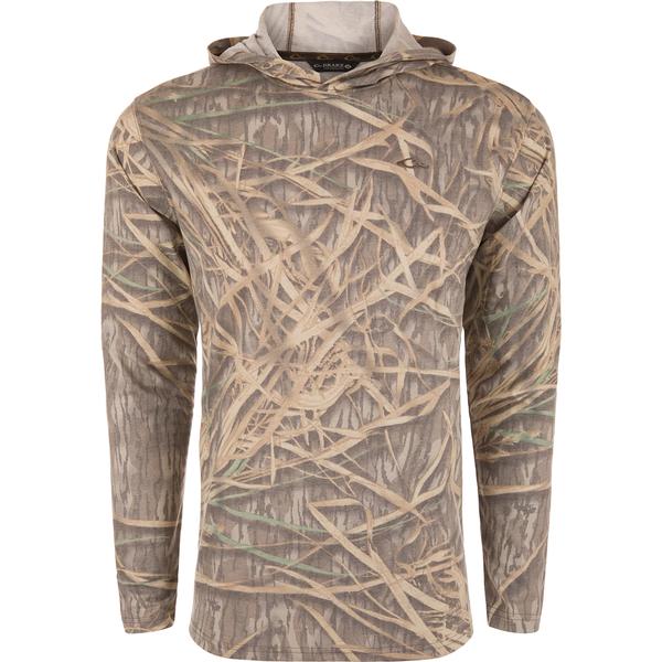 YOUTH DRAKE TRI BLEND HOODIE L/S 009/ORGSHADOWGRASS