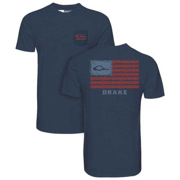 Americana Drake Flag T S/S NSN/NIGHTSKYNAVYHTHR