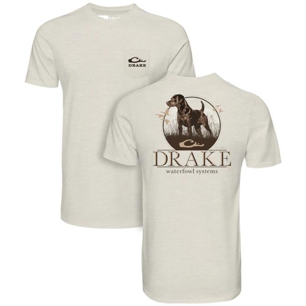 Standing Black Lab T S/S CMK/COCONUTMILK