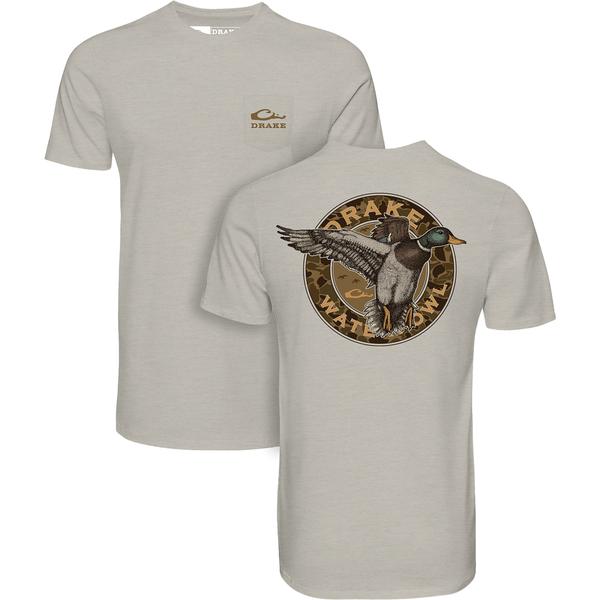 CIRCLE MALLARD S/S TEE CBT/COBBLESTONELIGHT