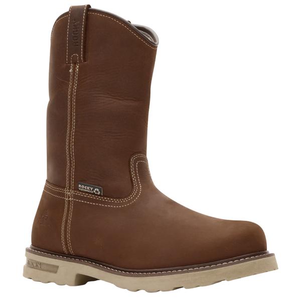 Work Pull-On Soft Toe Boots