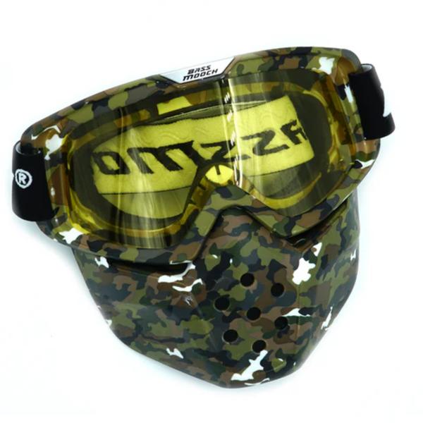 M5 Tournament Face Mask - Green Camo