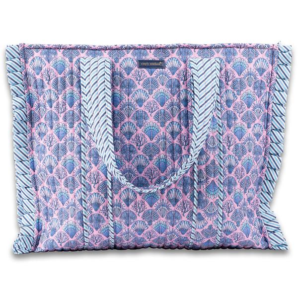 QUILTED TOTE SCLPSHL