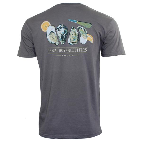 MEN'S AW SHUCKS S/S TEE GRY/GREY