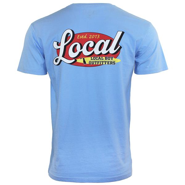 MEN'S RAISING LOCALS S/S TEE WDM/WASHEDDENIM