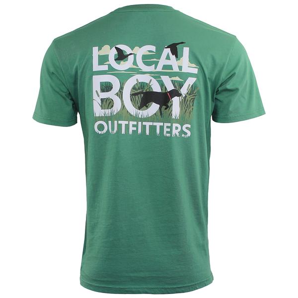 MEN'S TEXT AND TAIL S/S TEE LTG/LIGHTGREEN