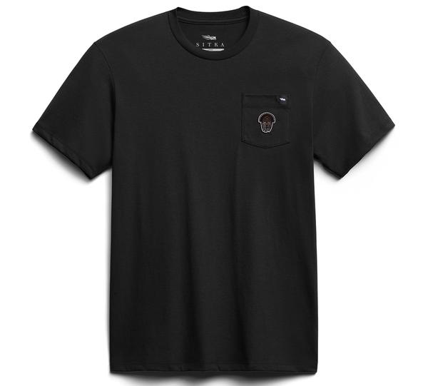 MEN'S SPECIES POCKET TEE BK/SITKABLACK