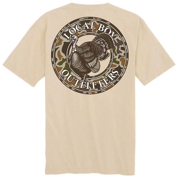 MEN'S ORIGINAL VINTAGE TURKEY S/S TEE LAT/LATTE