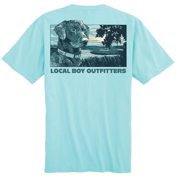 YOUTH WETLAND WATCHDOG SS TEE AQU/AQUA