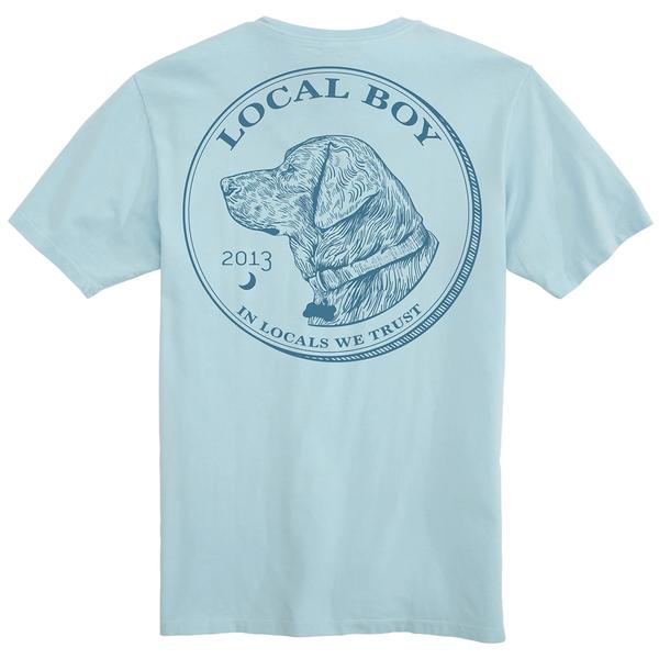 YOUTH IN LOCALS WE TRUST SS TEE CBY/CHAMBRAY