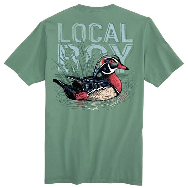 YOUTH WOOD DUCK SS TEE LTG/LIGHTGREEN