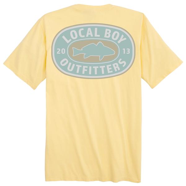 YOUTH SANDY RED SS TEE BAN/BANANA