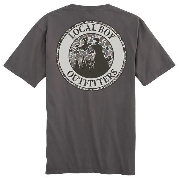 YOUTH ORIGINAL LOCALFLAGE CIRCLE SS TEE GRY/GREY