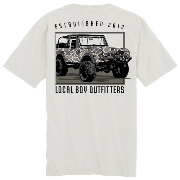 YOUTH BRONCO LCF SS TEE SIL/SILVER