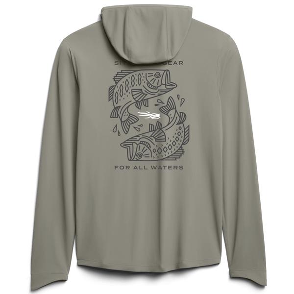 MEN'S RADIANT GRAPHIC SUN HOODIE PEB03/PEBBLEGREYBASS