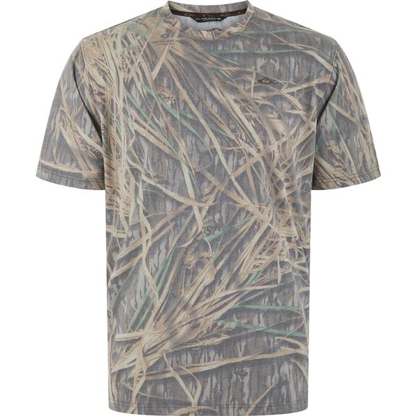 YOUTH DRAKE TRI BLEND CREW S/S 009/ORGSHADOWGRASS