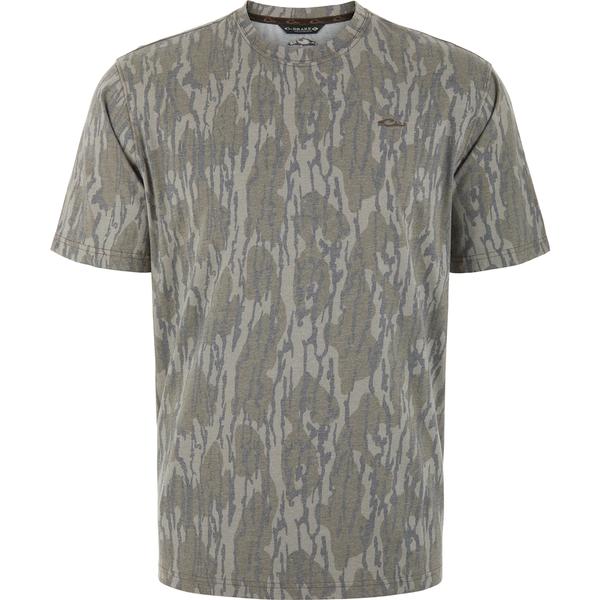 YOUTH DRAKE TRI BLEND CREW S/S 024/ORGBOTTOMLAND