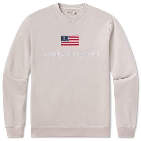 AMERICAN FLAG SEAWASH SWEATSHIRT