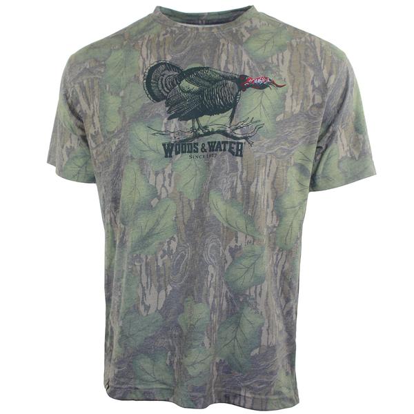 MO WASHED OUT FP WW GOBBLING TURKEY 2 S/S TEE