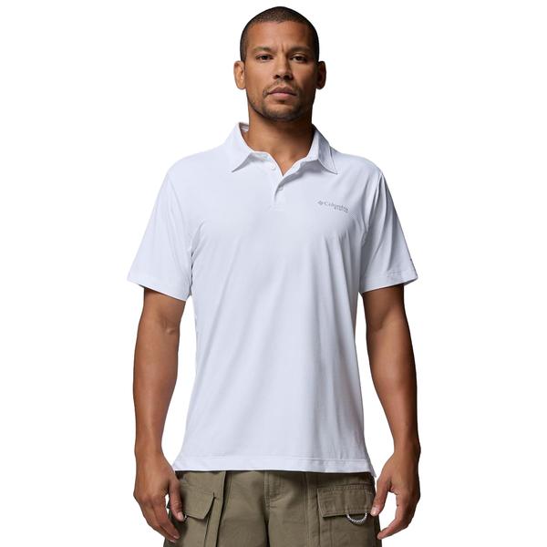 MEN'S PFG SOLAR STREAM II POLO 100/WHITE