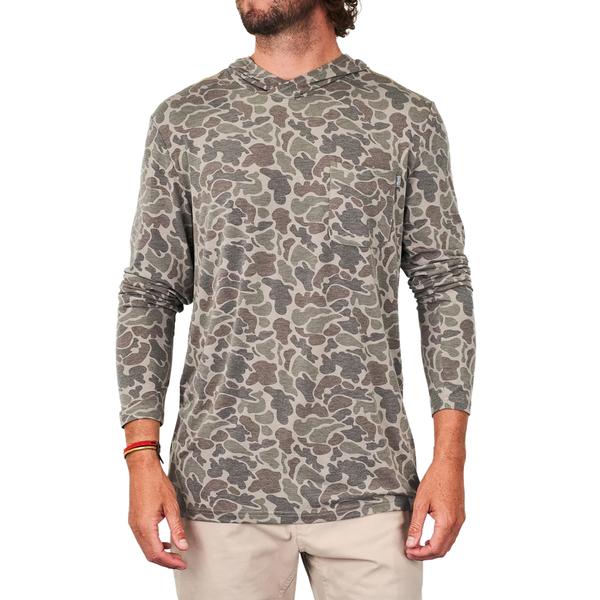 MEN'S BUXTON TECH HOODIE DARKGREENMALLARDCAMO