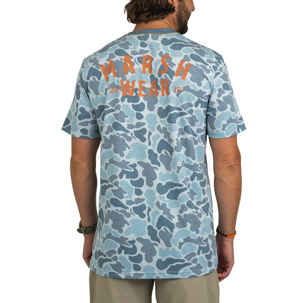 MEN'S STACKHOUSE TECH S/S TEE SILVERMALLARDCAMO