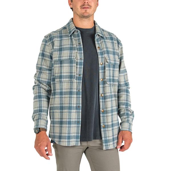 MEN`S SEADRIFT FLEECE OVERSHIRT PELICAN