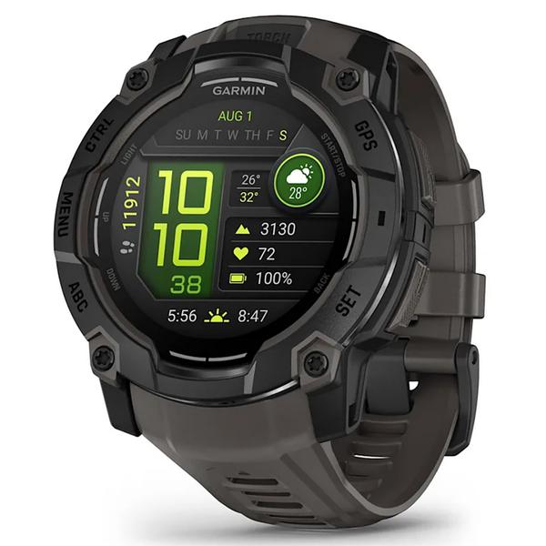 INSTINCT 3 50MM AMOLED BLACK/CHARCOAL BAND