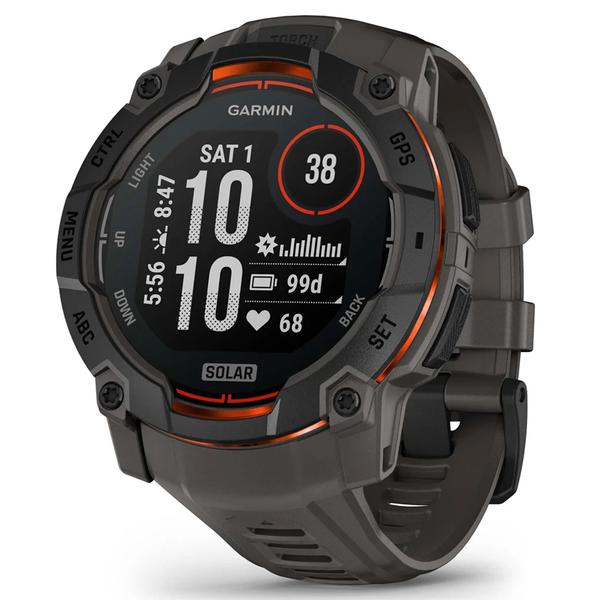 INSTINCT 3 50MM SOLAR BLACK W/CHARCOAL BAND