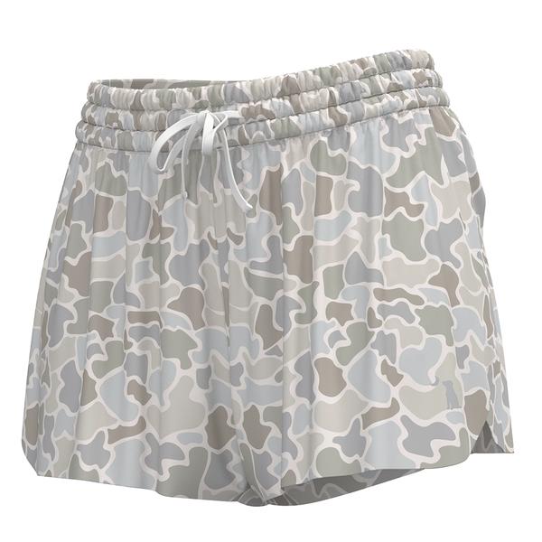 GIRLS PETAL SHORTS FORESTCAMOSALTWATER