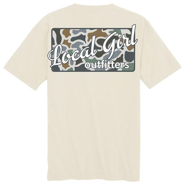 WOMEN'S LG BLUFF PLATE S/S TEE IVORY